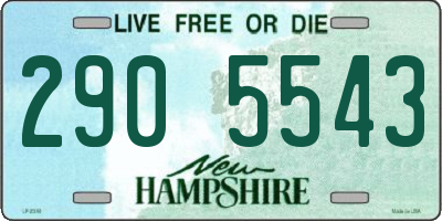 NH license plate 2905543