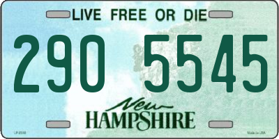 NH license plate 2905545