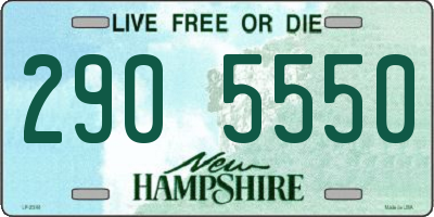 NH license plate 2905550