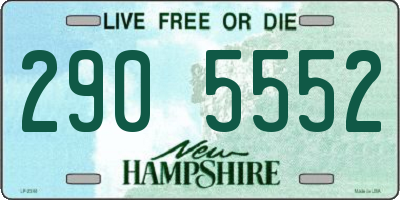 NH license plate 2905552