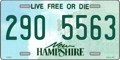 NH license plate 2905563