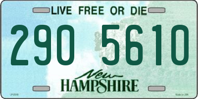 NH license plate 2905610