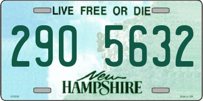 NH license plate 2905632