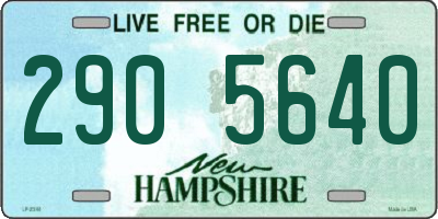 NH license plate 2905640