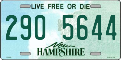 NH license plate 2905644