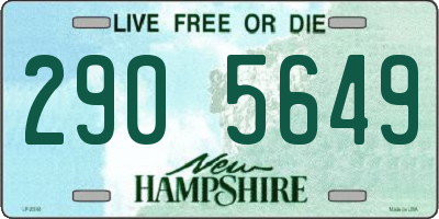 NH license plate 2905649