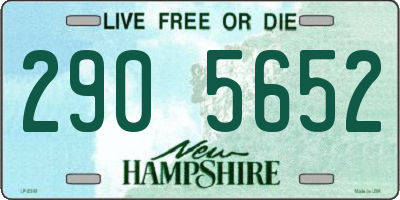 NH license plate 2905652