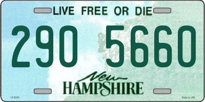 NH license plate 2905660