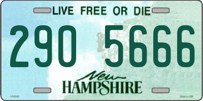 NH license plate 2905666