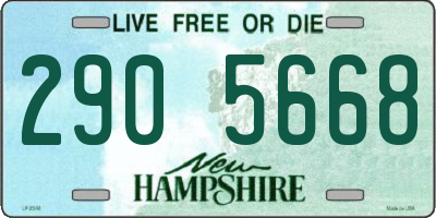 NH license plate 2905668