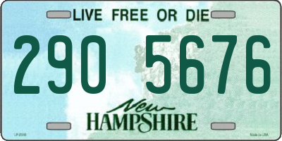NH license plate 2905676