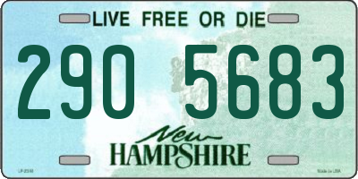 NH license plate 2905683