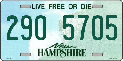 NH license plate 2905705