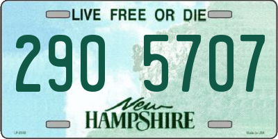 NH license plate 2905707