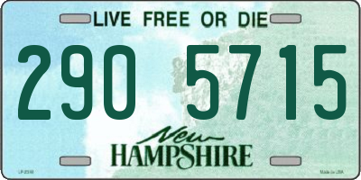 NH license plate 2905715
