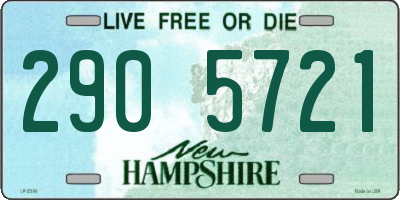 NH license plate 2905721