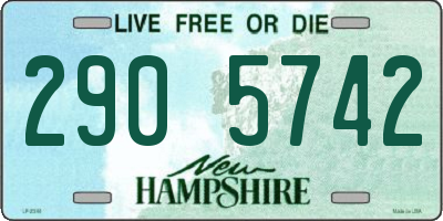 NH license plate 2905742