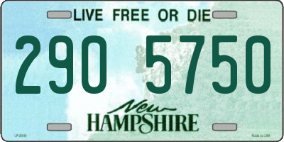 NH license plate 2905750