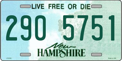 NH license plate 2905751