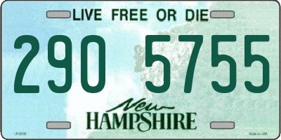 NH license plate 2905755