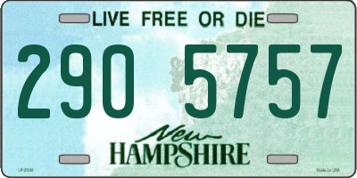 NH license plate 2905757