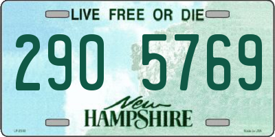 NH license plate 2905769