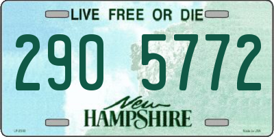 NH license plate 2905772