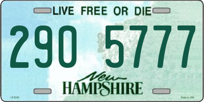 NH license plate 2905777