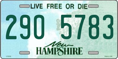 NH license plate 2905783