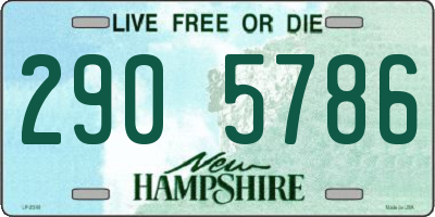 NH license plate 2905786