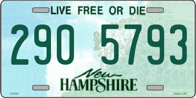 NH license plate 2905793