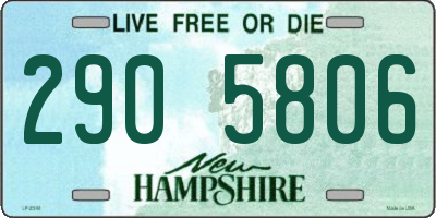 NH license plate 2905806