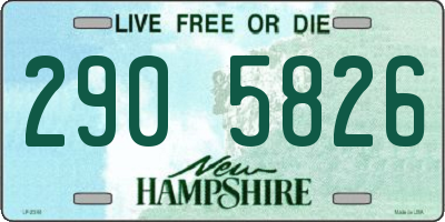 NH license plate 2905826