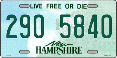 NH license plate 2905840