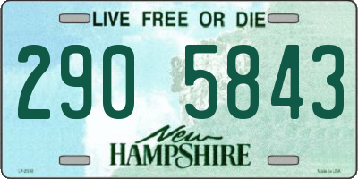 NH license plate 2905843