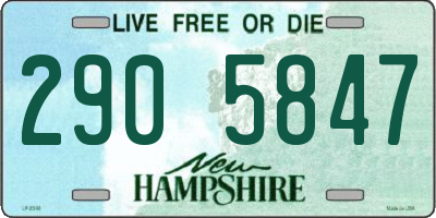 NH license plate 2905847