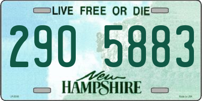 NH license plate 2905883