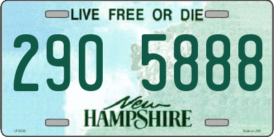 NH license plate 2905888