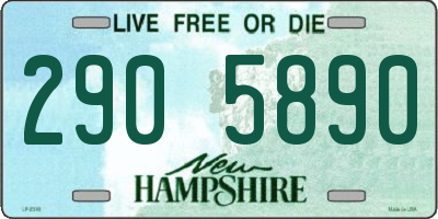 NH license plate 2905890