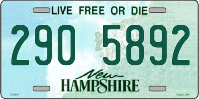 NH license plate 2905892