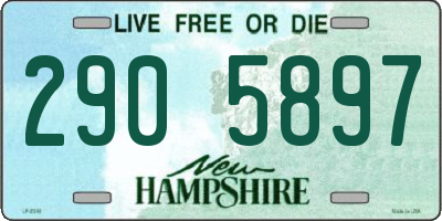 NH license plate 2905897