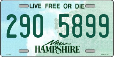 NH license plate 2905899