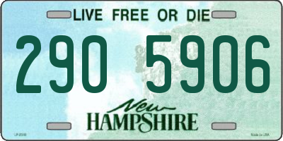 NH license plate 2905906