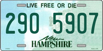 NH license plate 2905907