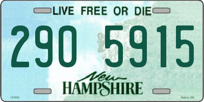 NH license plate 2905915