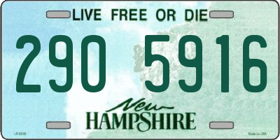 NH license plate 2905916