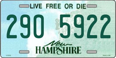 NH license plate 2905922
