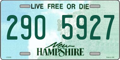 NH license plate 2905927