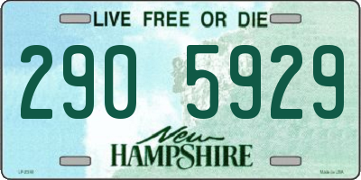 NH license plate 2905929