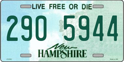 NH license plate 2905944